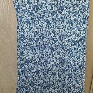 Old Navy Blue Floral Maxi Skirt